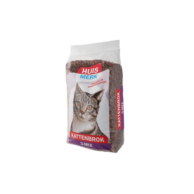 Huismerk kattenbrok 3-mix -10 kg