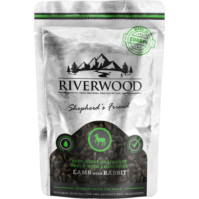 Riverwood Semi Moist snack Lamb & Rabbit -200 gram