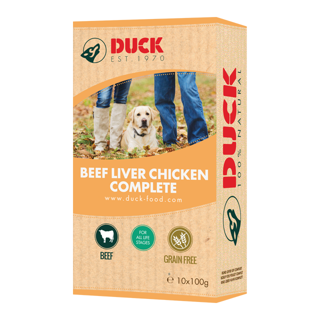 Duck Rund/ Lever/ Kip Complete Breeder- 8 kg 