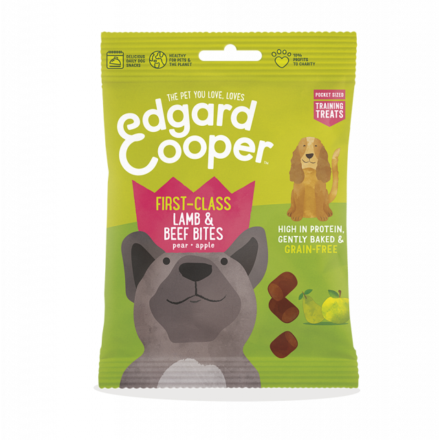 Edgard & Cooper Training Bites Lam/Rund/Peer/Appel - 6x50 gram