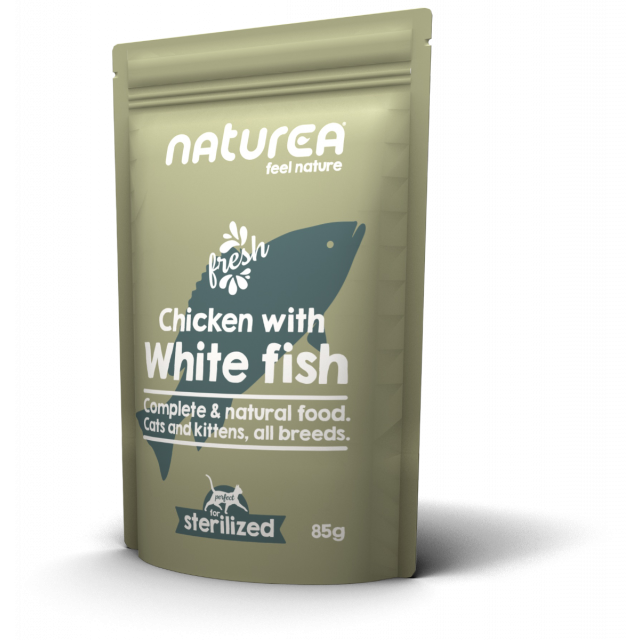 Naturea Cat Wet Food Chicken & White Fish  -85 gram
