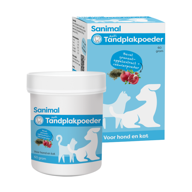 Sanimal Anti-Tandplak poeder -60 gram