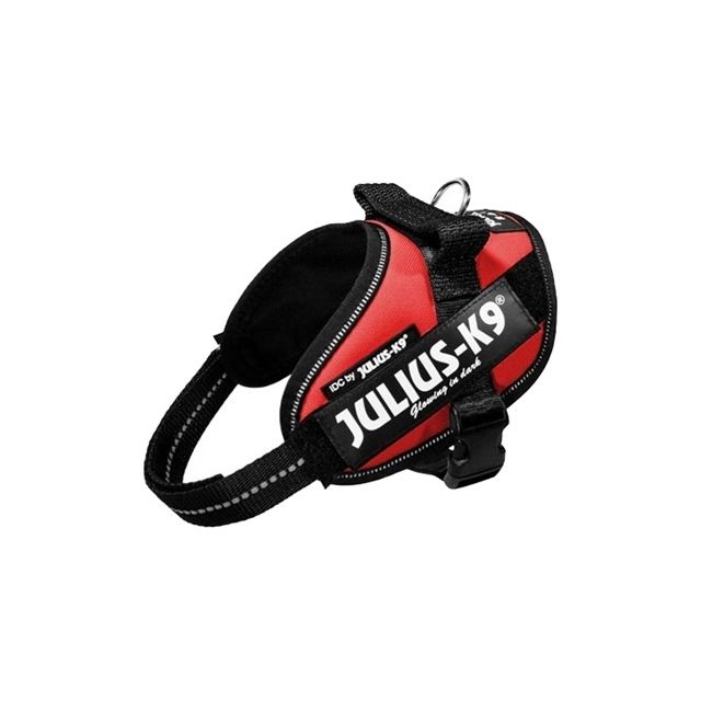 Julius K9 Power-Harnas Tuig voor Labels Rood Mini Mini - 40-53 cm