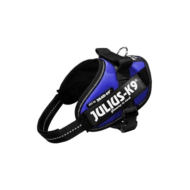 Julius K9 Power-Harnas Tuig voor Labels Blauw Mini Mini - 40-53 cm