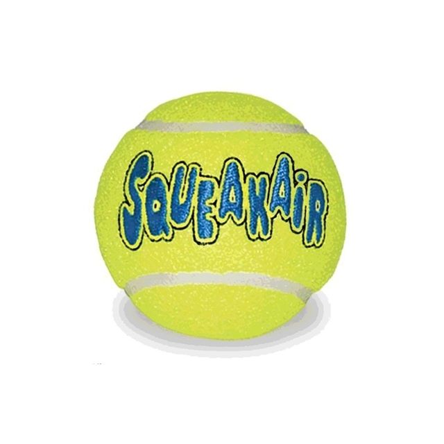 KONG Air Squeakair Tennisbal Geel met Piep Large - 8 cm