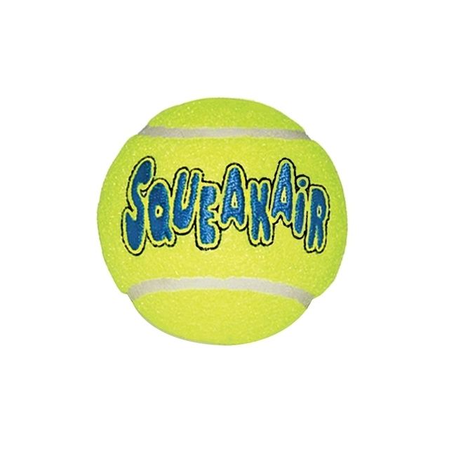 KONG Air Squeakair Tennisbal Geel met Piep Medium - 6,5 cm