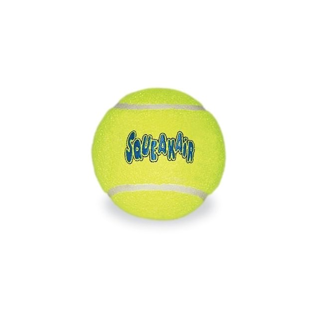 KONG Air Squeaker Tennisbal Geel Met Piep XL -10x10x10 cm