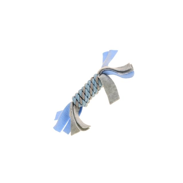 Little Rascals Flostouw Spoel Met Fleece Blauw -22x5x5 cm