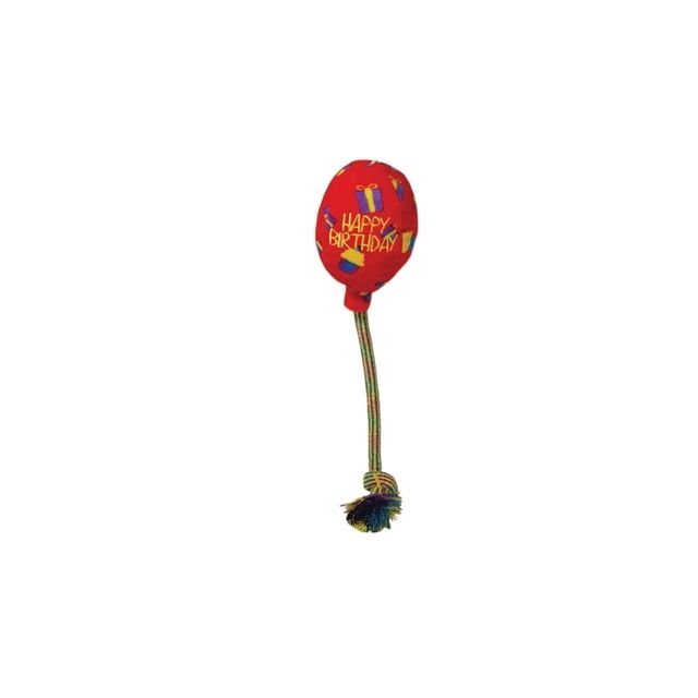 KONG Occasions Birthday Balloon Rood -15,5x9x9 cm