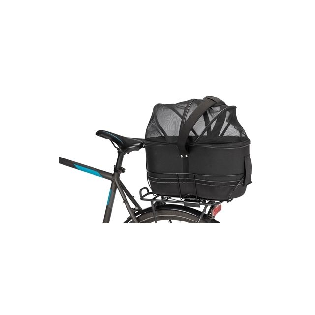 trixie fietsmand bagage drager smal zwart 48X29X42 CM