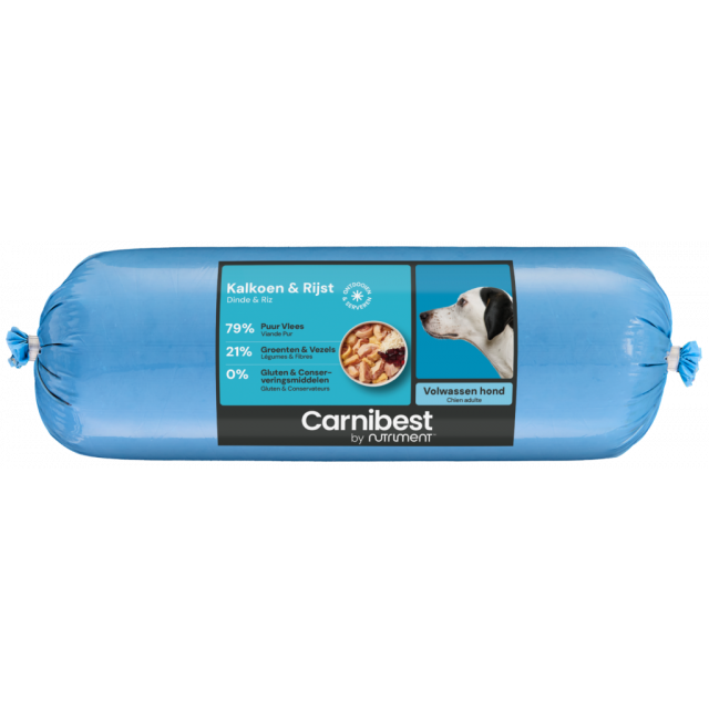 Carnibest Dog Kalkoen & Rijst - 500 gram