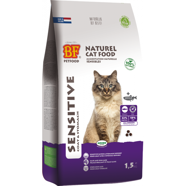 Biofood Cat Sensitive Coat & Stomach - 1,5 kg