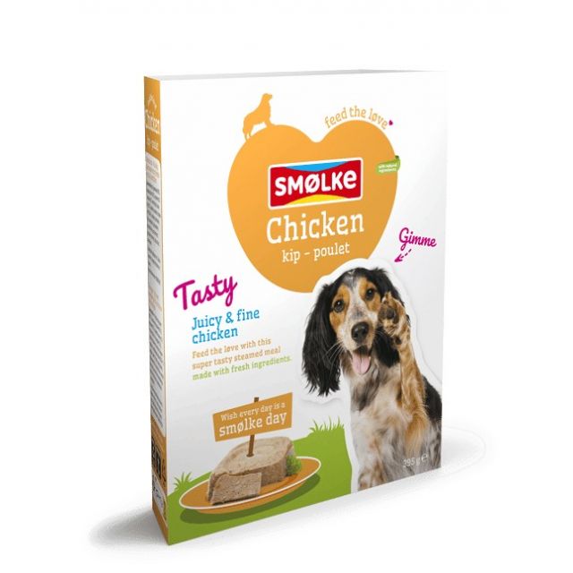 Smolke Vers Gestoomd Kip - 395 gr