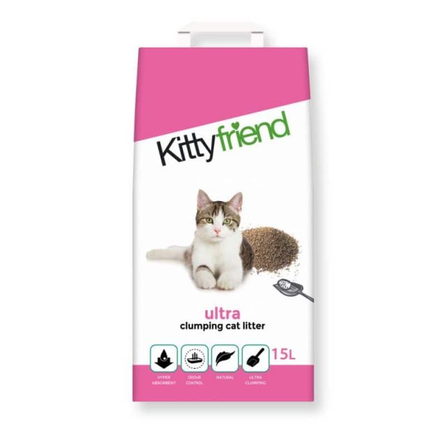 Kitty Fried Ultra Kattenbakvulling - 15 liter 