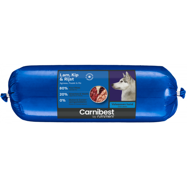 Carnibest Dog Lam, Kip  & Rijst - 500 gram