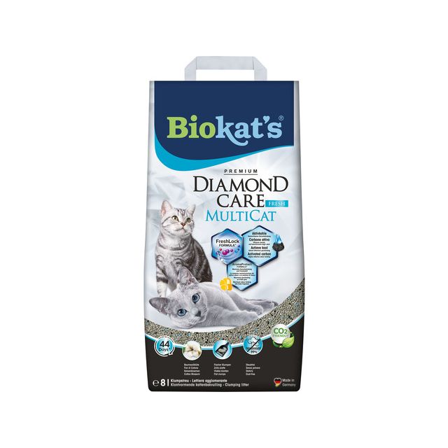 Biokat's Kattenbakvulling Diamond Care Fresh Multicat -8 ltr  