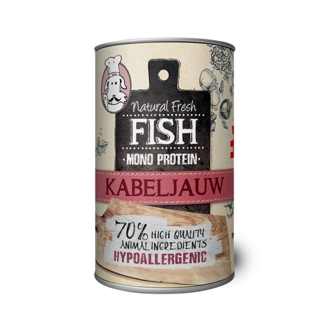 Natural Fresh Fish Kabeljauw Mono Protein 400gr