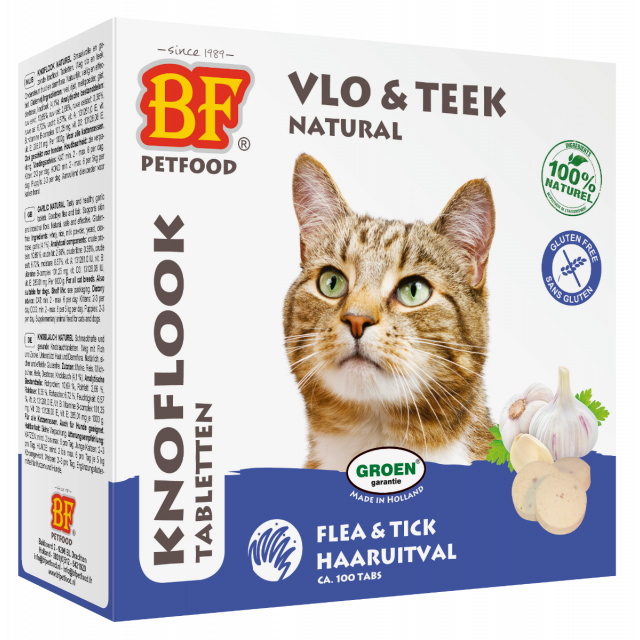Biofood Kattensnoepjes Naturel Anti-Vlo -100 stuks