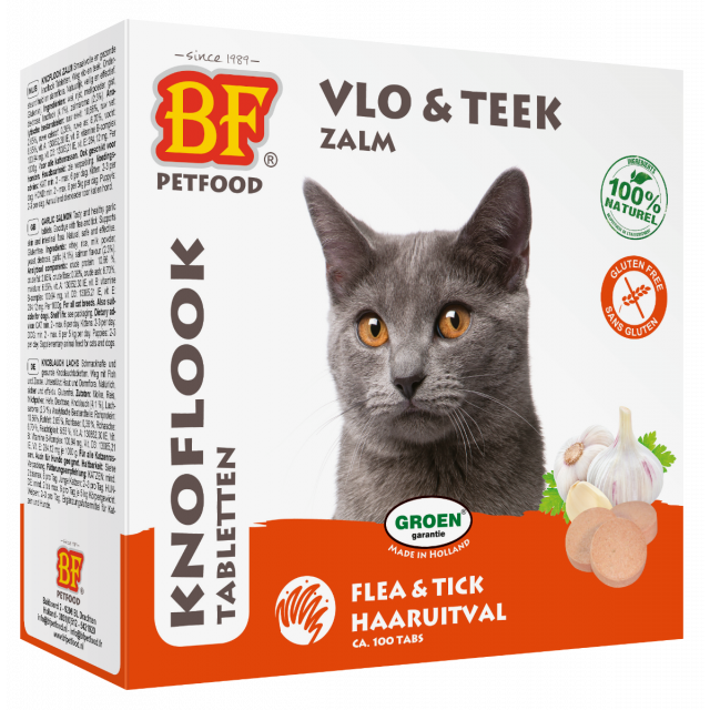 Biofood Kattensnoepjes Zalm  Anti-Vlo -100 stuks