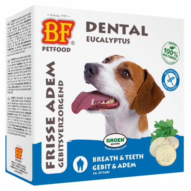 Biofood Hondensnoepjes Dogbite Tabletten Breath & Teeth - 55 stuks