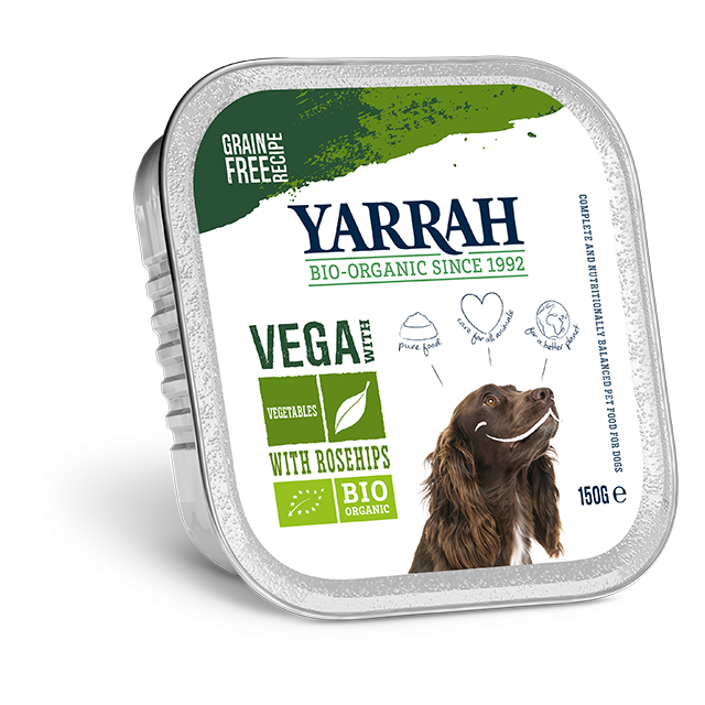 Yarrah Dog Alu Brokjes Vega Met Groente -150 gram
