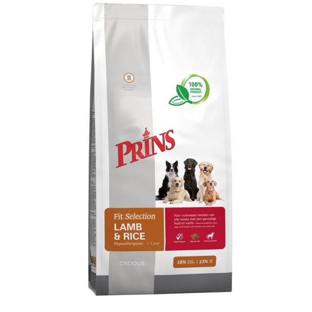 Prins Fit Selection Dog Lamb & Rice Hypoallergenic-14 kg  