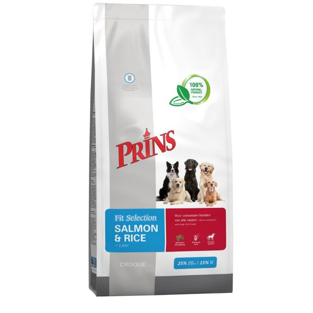 Prins Fit Selection Dog Zalm & Rijst 2 kg