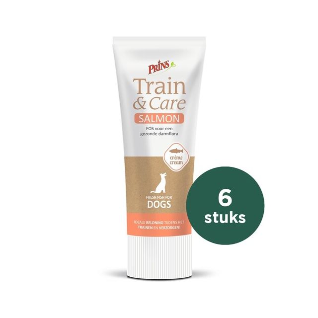 Prins Train & Care Dog Salmon -6 x75 gram