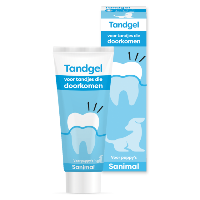 Sanimal tandgel Tandjes Die Doorkomen -50 gram