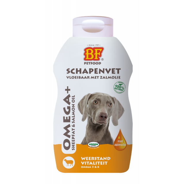 Biofood Schapenvet met Zalmolie - 500 ml