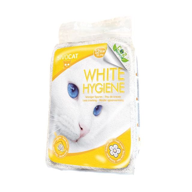 Sivocat White Hygienne Less Tracking - 12 liter (Geel)
