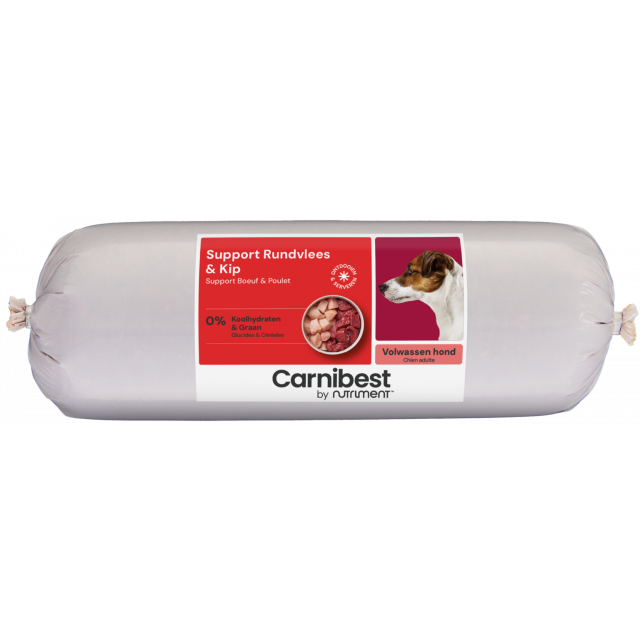 Carnibest Dog Support Rundvlees & Kip - 500 gram 