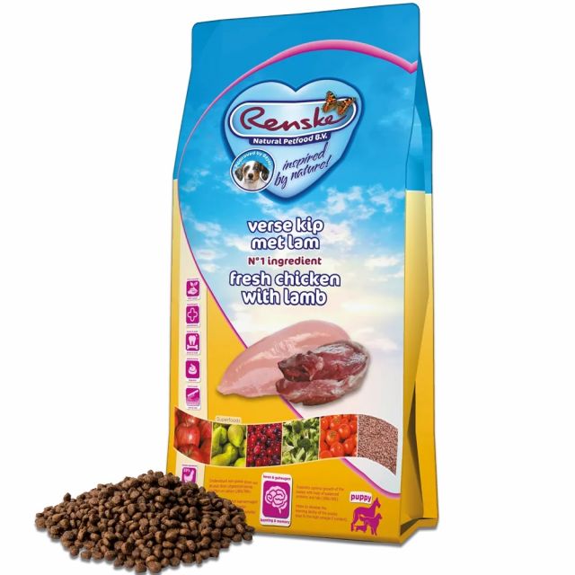 Renske Super Premium Droog Puppy Kip & Lam- 6,5kg