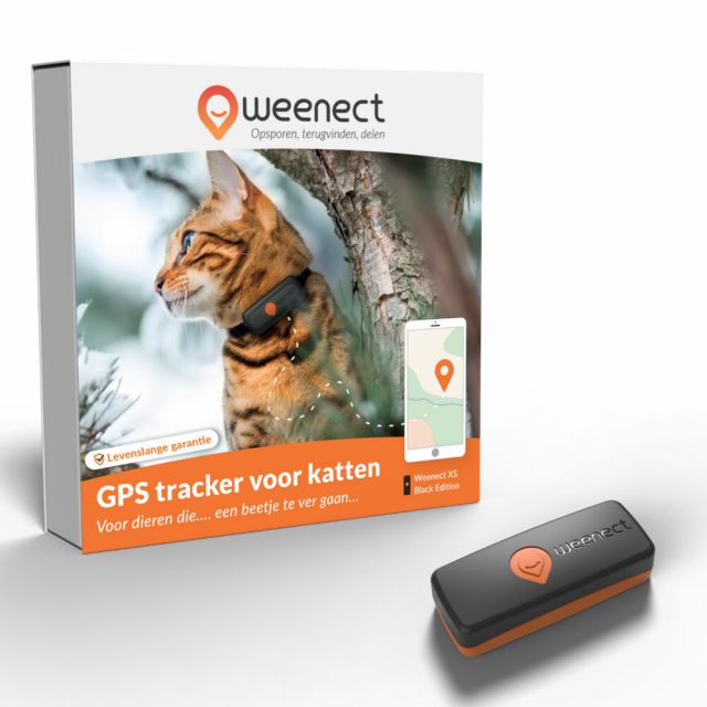 Weenect GPS Tracker Cat Black