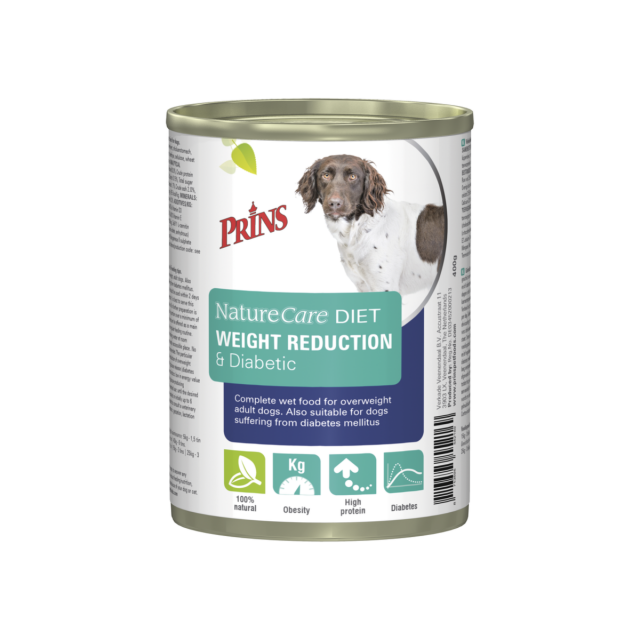 Prins Dieetvoeding Naturecare Dog Weight Reduction & Diabetic - 400 gr