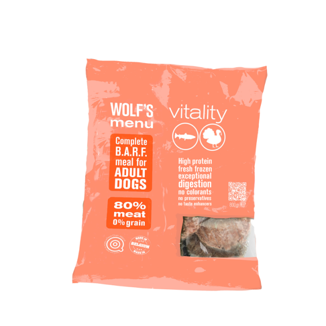 Wolf's Menu Compleet Vitality -800 gram