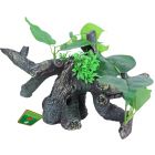 Boon Aqua Deco Ornament Polyresin Boomstronk Met Planten, 27 cm