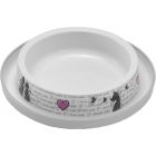 Moderna Kattendrinkschotel Trendy Dinner S Plastic, Cats in Love