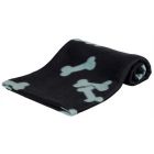 Trixie Beany Fleece Deken Zwart -100x70 cm