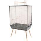 Zolux Vogelkooi Neo Jili Grijs -81x48x132 cm 