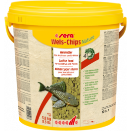 sera Wels-Chips nature 1ltr, tabletten visvoer