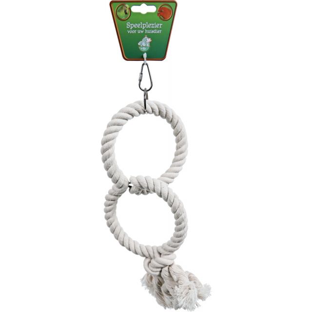 Boon Touwring Katoen Klein 2-Ring 13 cm 