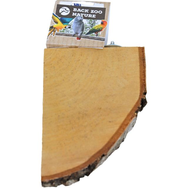 Back Zoo Nature Rustplank Hout, 1/4 rond