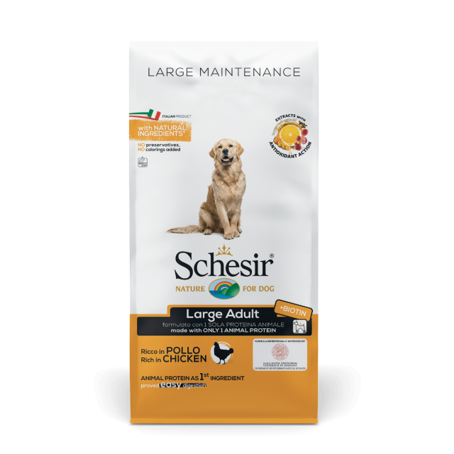 Schesir Hond Dry Large Main Chicken -12 kg    