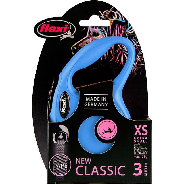 Flexi Rollijn CLASSIC Tape Blauw XS - 3 meter