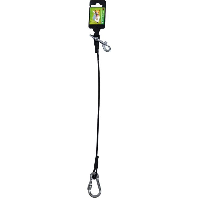 Boon Vastleglijn Gecoat Staaldraad Zwart -70 cm 