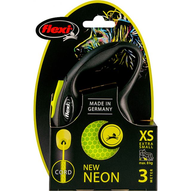 Flexi  Rollijn NEW NEON Cord XS-3 meter