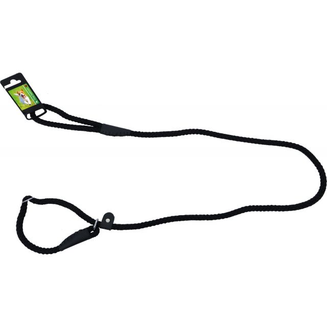 Boon Retrieverlijn Rond -2 stop Zwart 10mm/150 cm  
