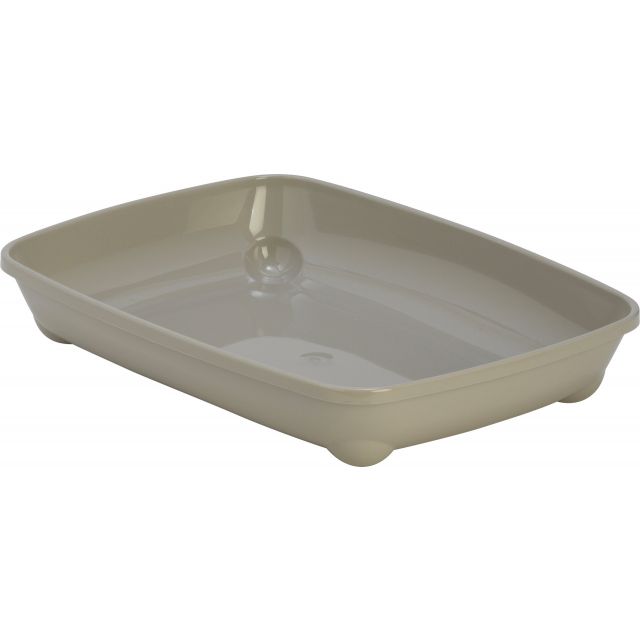 Moderna plastic kittenbakje 37 cm, warmgrijs