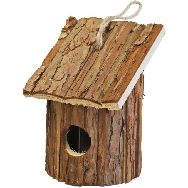 Broedhuis "Natural" Rond Met Schuindak Hangbaar -16 cm 